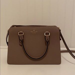 Kate Spade mauve/tan handbag